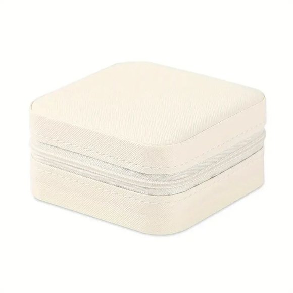 Small PU Leather Jewelry Box Portable Travel Jewelry Ornaments Storage. - Picture 6 of 7